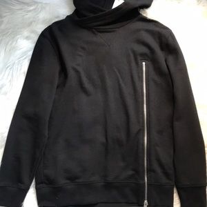 Zara Hoodie with Zipped Up Text